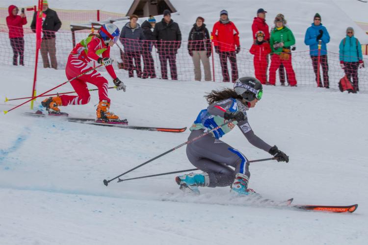 Denkinger PR - Telemarkerin Johanna Holzmann feiert Heimsieg im Skigebiet Oberjoch