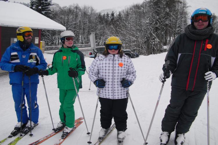 Denkinger PR - Inklusiver Skilehrgang mit benachteiligten Menschen in Unterjoch  