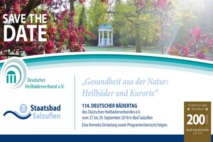 Denkinger PR - Deutscher Bädertag findet 2018 in Bad Salzuflen statt