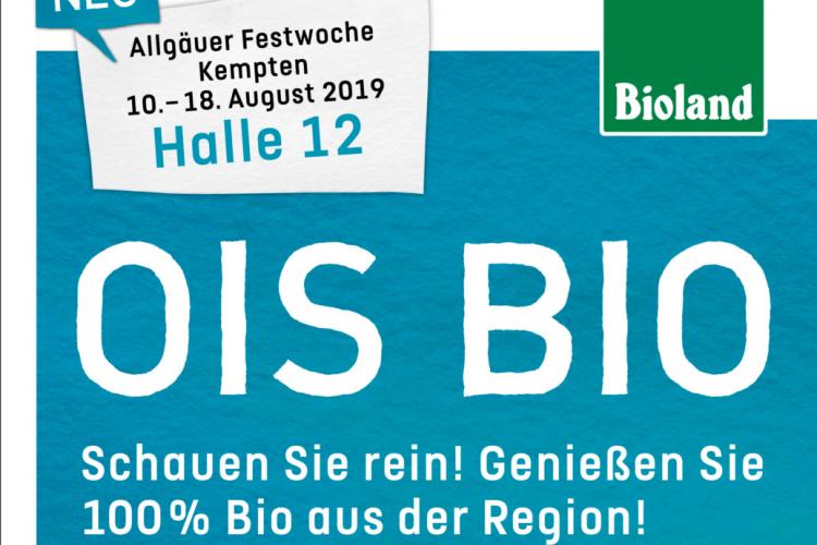 Denkinger PR - Erstmals eigene Bio-Halle auf der Allgäuer Festwoche