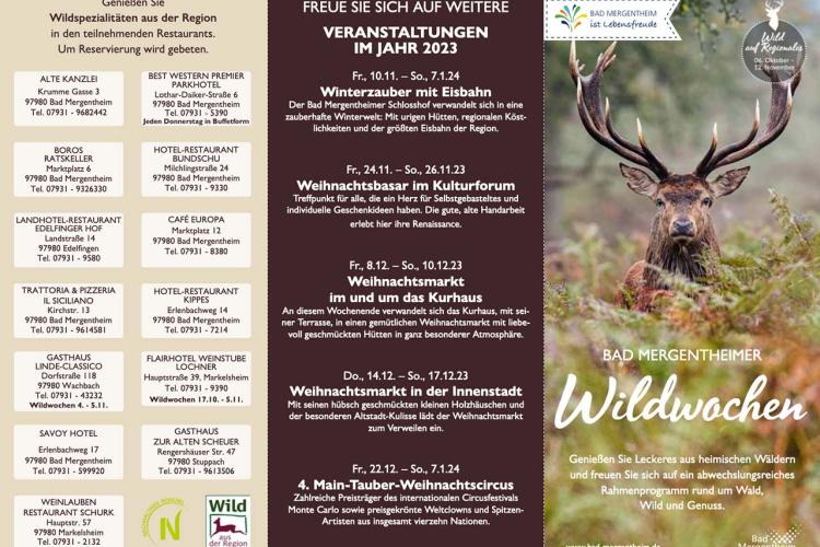 Denkinger PR - „Bad Mergentheimer Wildwochen“ mit Exkursionen, Workshops und Wanderungen