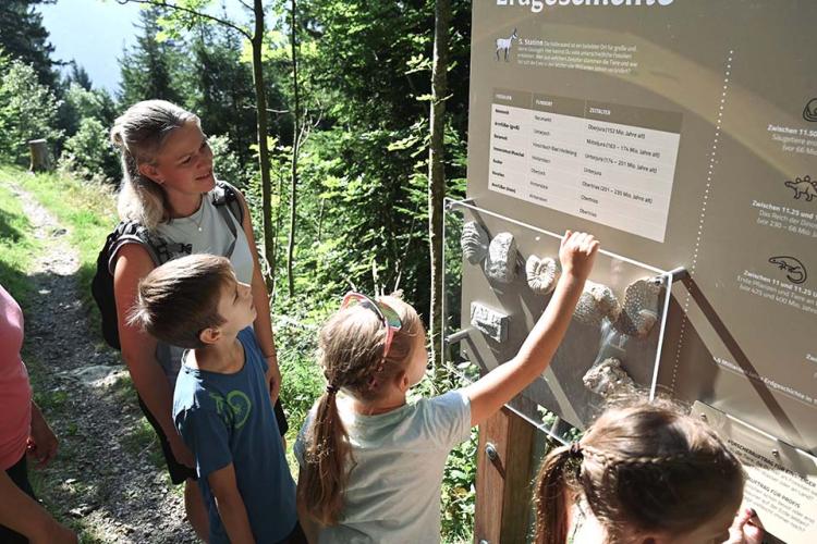Denkinger PR - „Georg’s Geowelt Forscherpfad“ in Bad Hindelang verbindet Abenteuer, Natur und Erdgeschichte