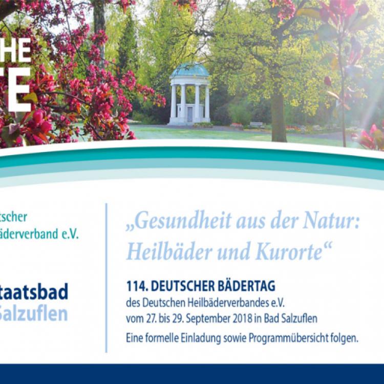 Denkinger PR - Deutscher Bädertag findet 2018 in Bad Salzuflen statt