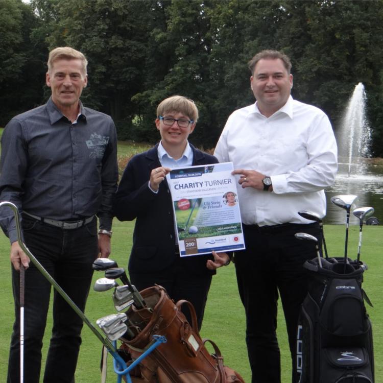 Denkinger PR - Ehemalige Sportstars golfen in Bad Salzuflen für kranke Kinder 