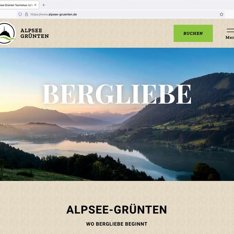 Denkinger PR - Alpsee-Grünten-Tourismus zeigt, wo Allgäuer Bergliebe beginnt